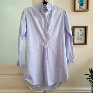 Maison Scotch blue white shirt dress small pockets!